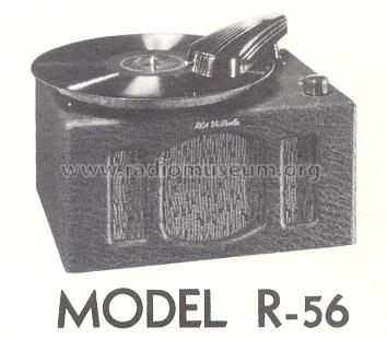 R-56 Phono; RCA RCA Victor Co. (ID = 166919) R-Player