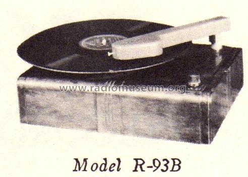R-93-B Phono; RCA RCA Victor Co. (ID = 260648) R-Player