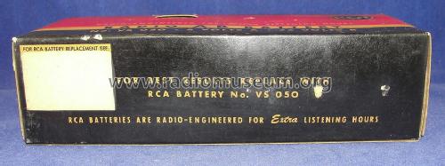 Radio AB Battery - 6 Volts A - 75 Volts B VS 050; RCA RCA Victor Co. (ID = 1724592) Aliment.