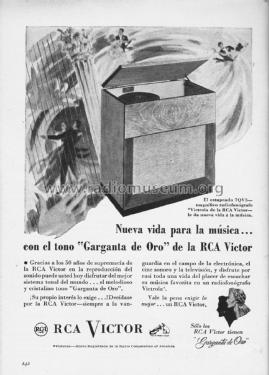 Radiofonógrafo 7QV5 ; RCA RCA Victor Co. (ID = 2449052) Radio