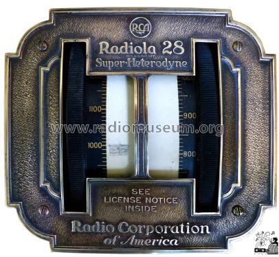 Radiola 28 AR-920; RCA RCA Victor Co. (ID = 2429071) Radio