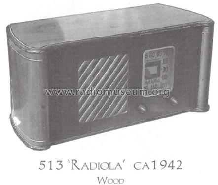 Radiola 513; RCA RCA Victor Co. (ID = 1521596) Radio