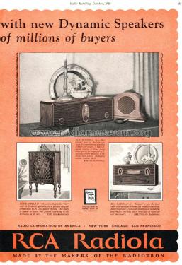 Radiola 51 AR-904; RCA RCA Victor Co. (ID = 1375682) Radio