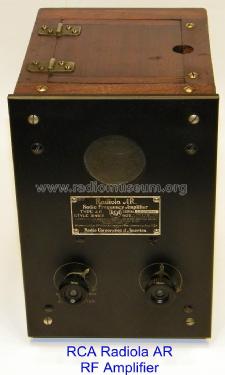 Radiola AR Preamp; RCA RCA Victor Co. (ID = 1759216) Ampl. RF