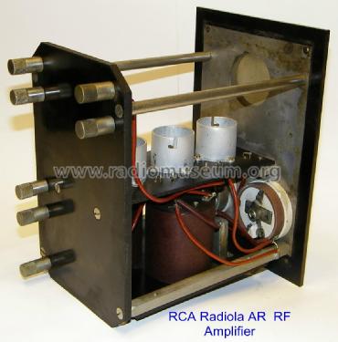 Radiola AR Preamp; RCA RCA Victor Co. (ID = 1759222) Ampl. RF