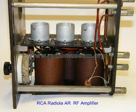 Radiola AR Preamp; RCA RCA Victor Co. (ID = 1759225) Ampl. RF