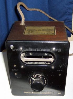 Radiola Balanced Amplifier Type AF; RCA RCA Victor Co. (ID = 1226102) Ampl/Mixer