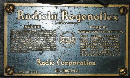 Radiola AR-817 Regenoflex; RCA RCA Victor Co. (ID = 735691) Radio