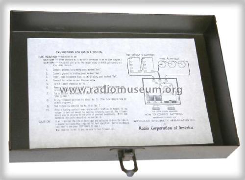 Radiola Special; RCA RCA Victor Co. (ID = 293297) Radio