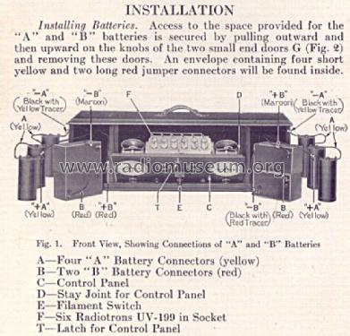 Radiola Superheterodyne AR-812 'Semi-Portable'; RCA RCA Victor Co. (ID = 1728571) Radio