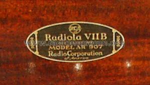 Radiola VII B AR-907; RCA RCA Victor Co. (ID = 1022290) Radio