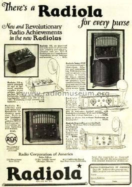 Radiola X ; RCA RCA Victor Co. (ID = 1260313) Radio