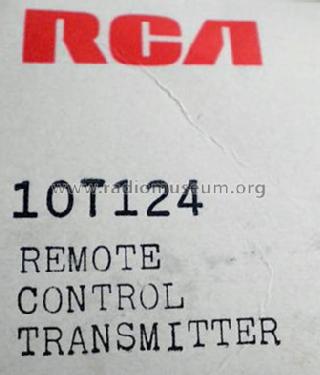 Remote Control Transmitter 10T124; RCA RCA Victor Co. (ID = 820982) mod-past25
