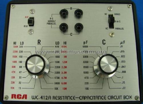 Resistance Capacitance Circuit Box WC-412A; RCA RCA Victor Co. (ID = 1168151) Equipment