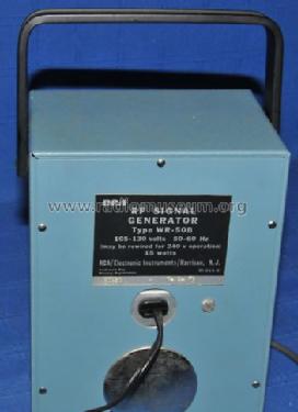 RF Signal Generator WR-50-B; RCA RCA Victor Co. (ID = 983303) Equipment