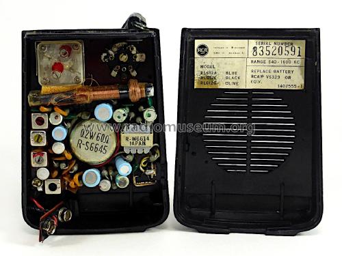 RLG12E BLACK; RCA RCA Victor Co. (ID = 2683695) Radio