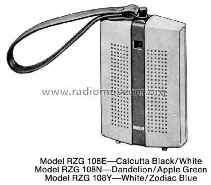 RZG 108Y ; RCA RCA Victor Co. (ID = 1680881) Radio