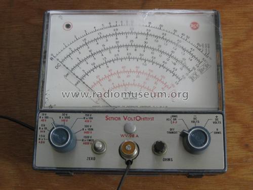 Senior VoltOhmyst WV-98A; RCA RCA Victor Co. (ID = 1988471) Equipment
