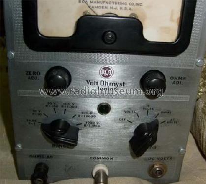 Volt Ohmyst Junior 165; RCA RCA Victor Co. (ID = 877391) Equipment