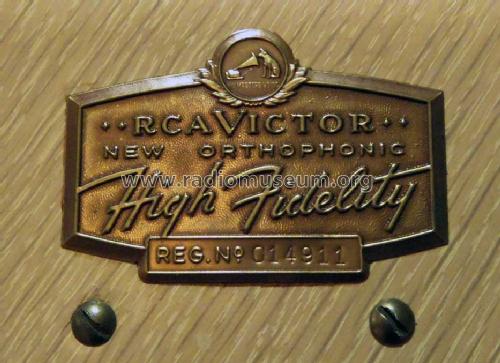 SHF3 New Orthophonic High-Fidelity Ch= RC-1168B; RCA RCA Victor Co. (ID = 881879) Radio