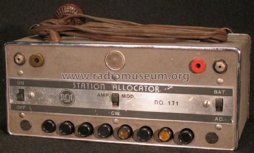 Station Allocator 171; RCA RCA Victor Co. (ID = 1117576) Equipment