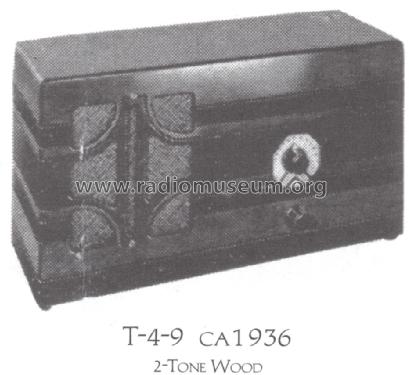 T4-9 ; RCA RCA Victor Co. (ID = 1521534) Radio