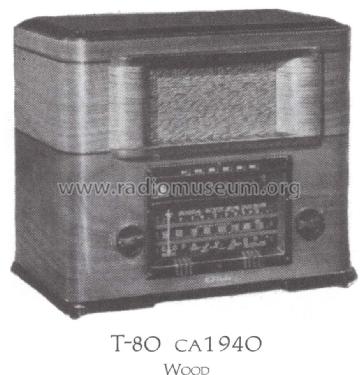 T80 Ch= RC-416A; RCA RCA Victor Co. (ID = 1521263) Radio