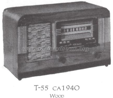 T-55 Ch= RC-418; RCA RCA Victor Co. (ID = 1521259) Radio