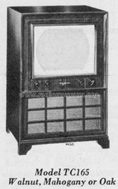TC165 Ch= KCS40A; RCA RCA Victor Co. (ID = 1375196) Television