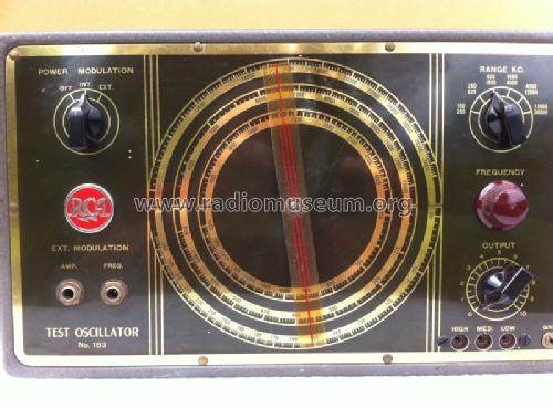 Test Oscillator 153; RCA RCA Victor Co. (ID = 1254083) Equipment