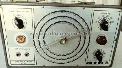 Test Oscillator 167; RCA RCA Victor Co. (ID = 2582508) Equipment