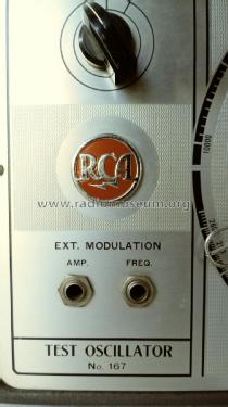 Test Oscillator 167; RCA RCA Victor Co. (ID = 2582511) Equipment