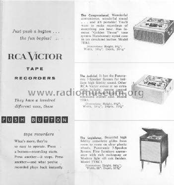 7-TR-3 'The Judicial' Ch= RS-156; RCA RCA Victor Co. (ID = 1663073) R-Player