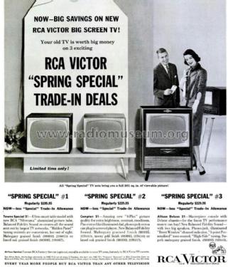 Towne Special 21 21S6057; RCA RCA Victor Co. (ID = 1164049) Television