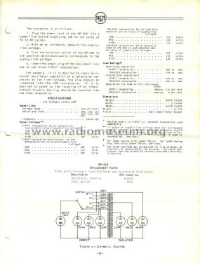 TV Isotap WP-25A; RCA RCA Victor Co. (ID = 2240809) Equipment