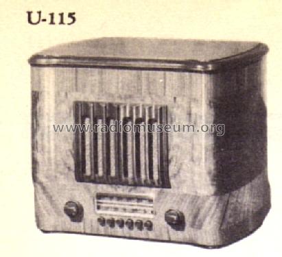 U-115 Ch= RC348E; RCA RCA Victor Co. (ID = 256578) Radio