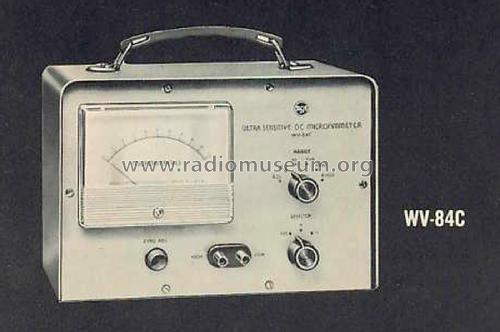 Ultra-Sensitive DC Microammeter WV-84-C; RCA RCA Victor Co. (ID = 2133883) Equipment