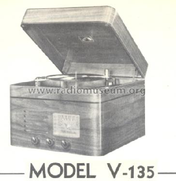 V-135 Ch= RC-517-H; RCA RCA Victor Co. (ID = 166929) Radio