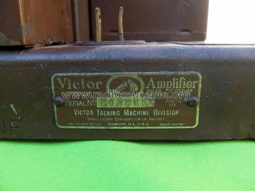 Victor Amplifier 245; RCA RCA Victor Co. (ID = 2553922) Ampl/Mixer