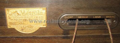 Victor Radiola R-20; RCA RCA Victor Co. (ID = 1789506) Radio