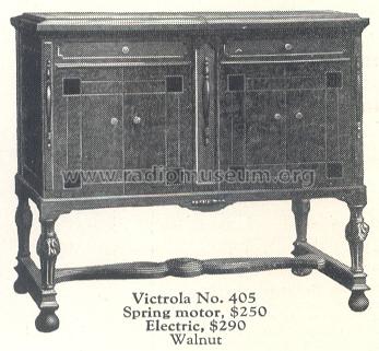 Victrola 405 Electric; RCA RCA Victor Co. (ID = 154554) TalkingM