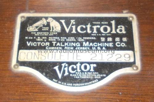 Victrola Consolette; RCA RCA Victor Co. (ID = 2297411) TalkingM