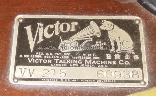 Victrola VV-215; RCA RCA Victor Co. (ID = 2297365) TalkingM