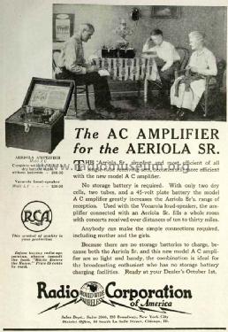 Westinghouse Aeriola AC Ampl/Mixer RCA RCA Victor Co Westinghouse Aeriola AC Ampl/Mixer RCA RCA Victor Co