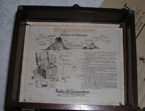 Westinghouse Aeriola Sr ; RCA RCA Victor Co. (ID = 1170673) Radio