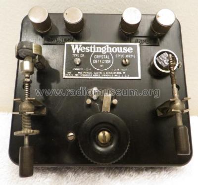 Westinghouse DB Crystal Detector; RCA RCA Victor Co. (ID = 1769415) mod-pre26