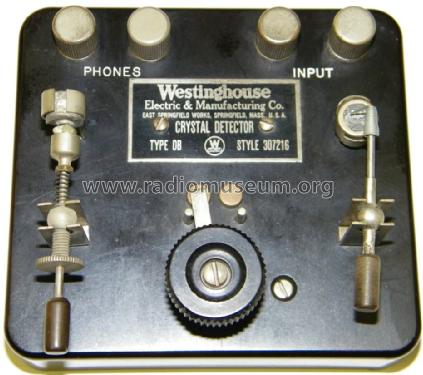 Westinghouse DB Crystal Detector; RCA RCA Victor Co. (ID = 836411) mod-pre26