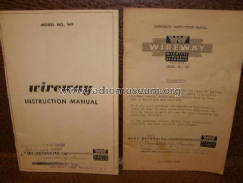Wireway WP; RCA RCA Victor Co. (ID = 987786) R-Player