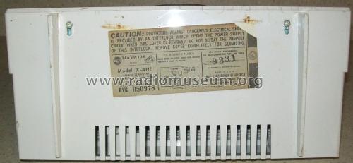 X-4HE Ch= RC-1191A; RCA RCA Victor Co. (ID = 1201151) Radio