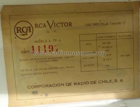 Impac 6-TP-4; RCA, Corporacion de (ID = 2061133) Radio